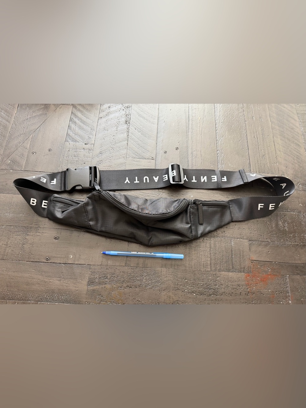 Fenty Beauty Black Crossbody Bag with Branded Strap